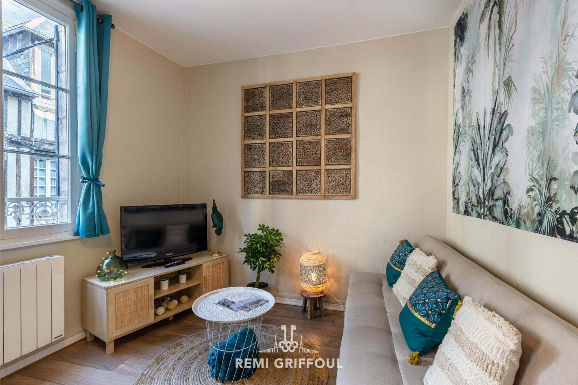 Emeraude Cozy Nest 3 Heart Of Historic District 2 Guests Honfleur Exterior foto